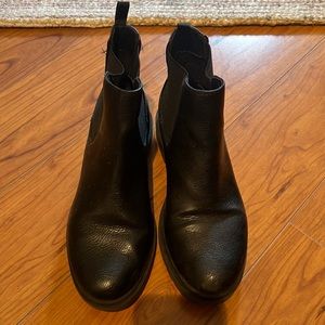 Mix No. 6 Black Lug Sole Bootie